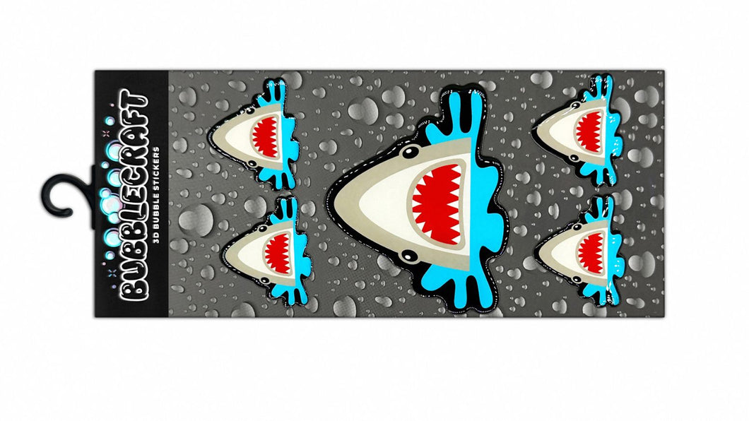 Shark 3D Bubble Sticker