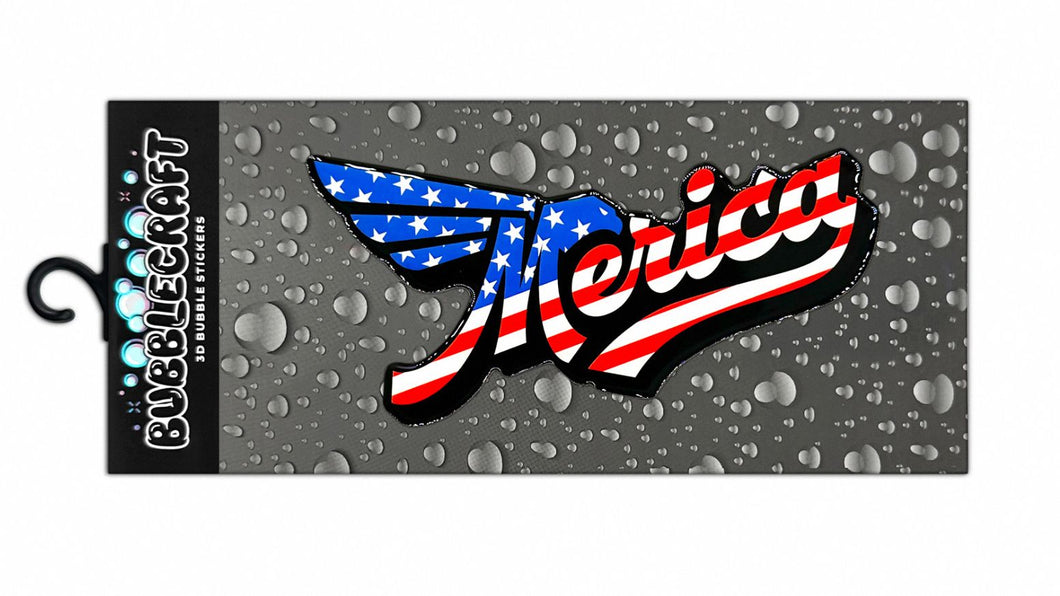 Merica 3D Bubble Sticker