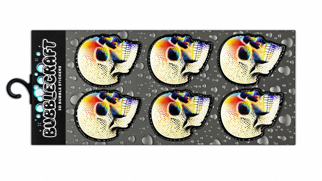 Skulls 3D Bubble Sticker