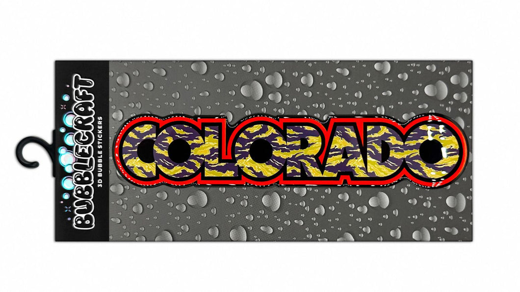 Colorado 3D Bubble Sticker