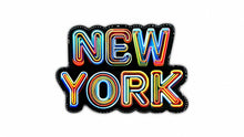 Load image into Gallery viewer, New York 3D Bubble Sticker
