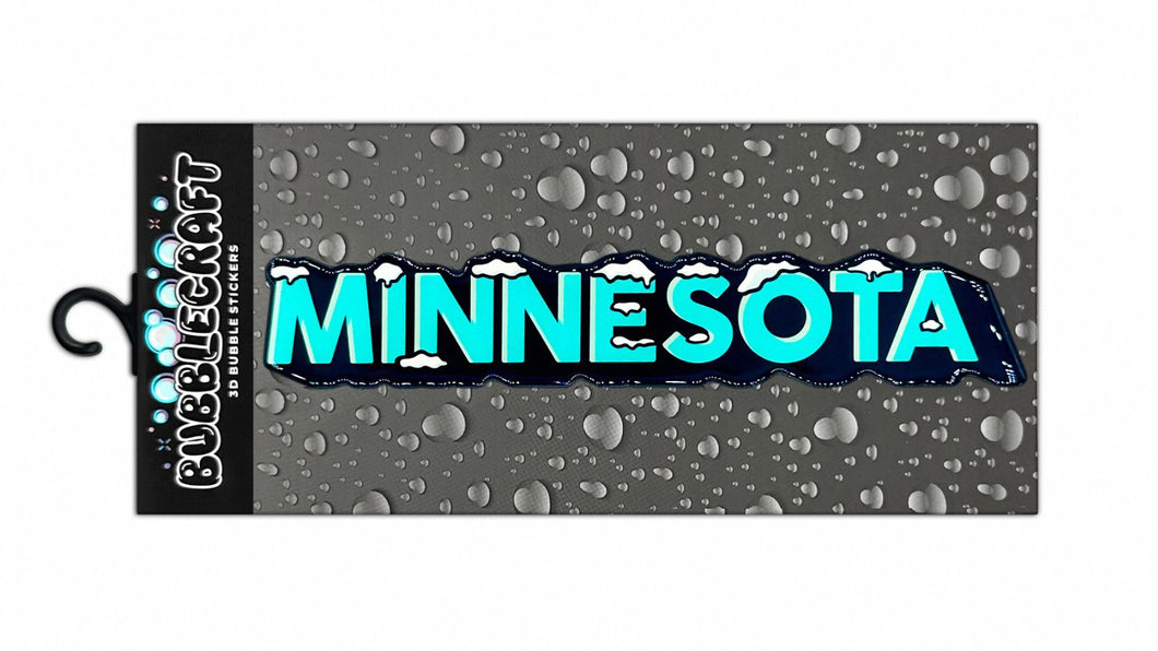 Minnesota 3D Bubble Sticker