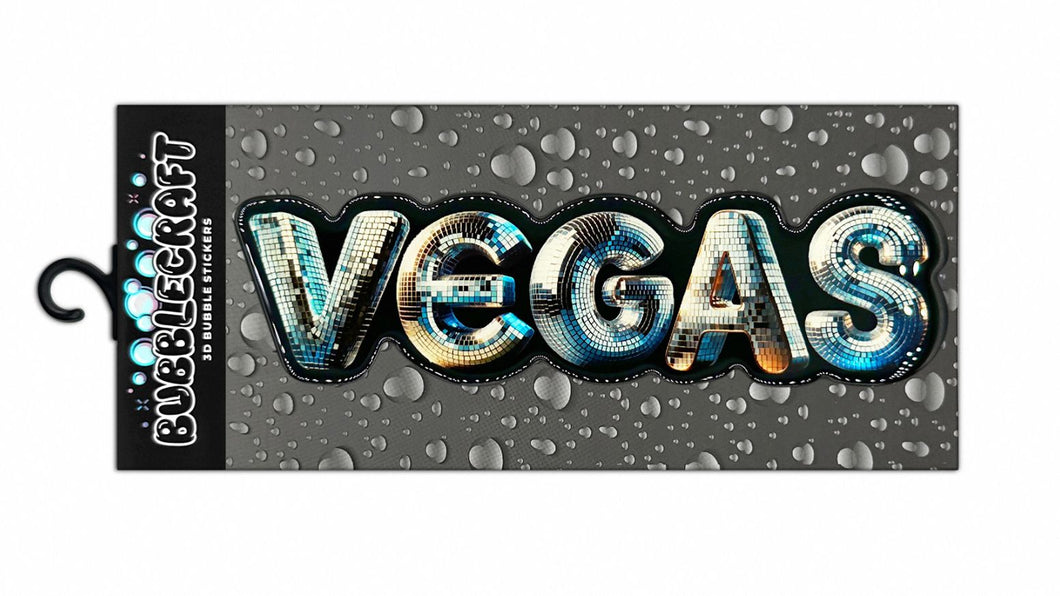 Vegas 3D Bubble Sticker