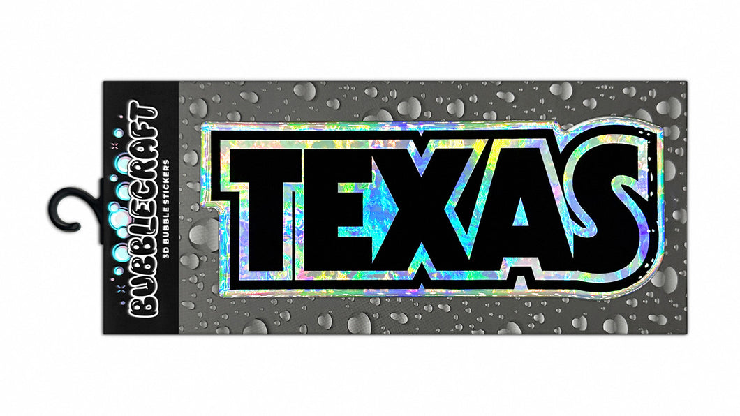 Texas 3D Bubble Sticker