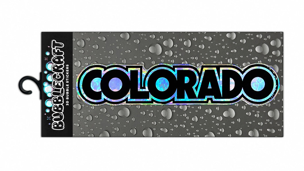 Colorado 3D Bubble Sticker