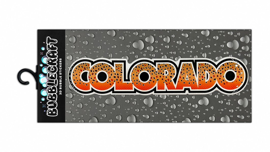 Colorado 3D Bubble Sticker