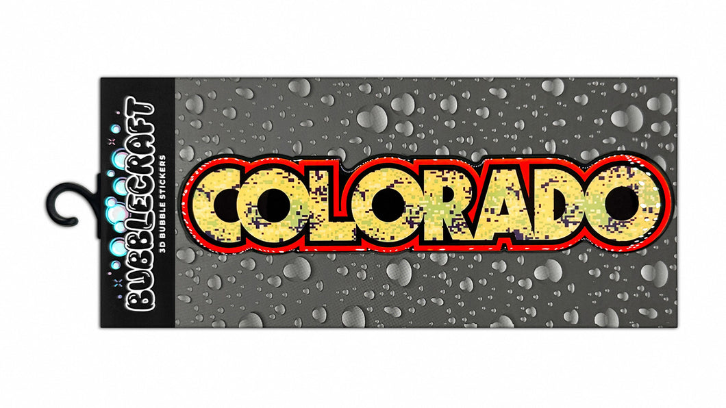 Colorado 3D Bubble Sticker