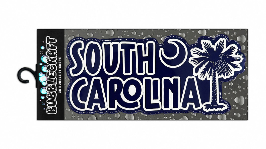 South Carolina 3D Bubble Sticker