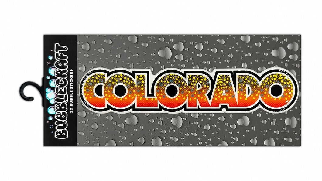 Colorado 3D Bubble Sticker