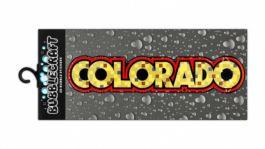 Colorado 3D Bubble Sticker