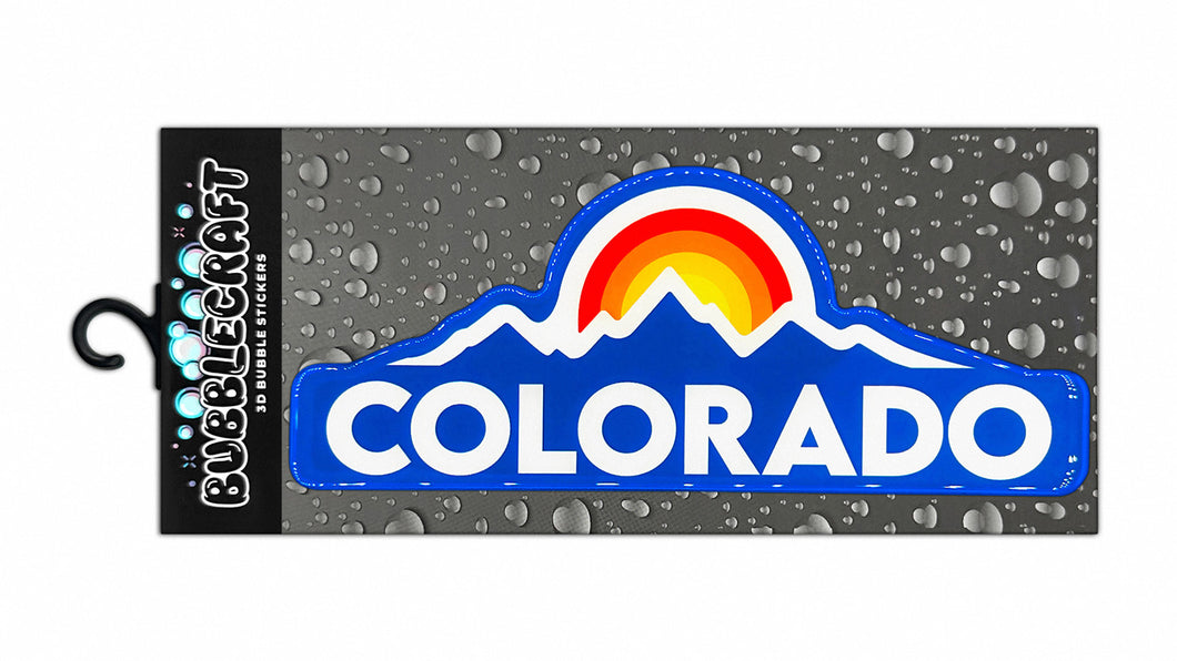 Colorado 3D Bubble Sticker