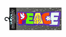 Load image into Gallery viewer, Peace 3D Bubble Sticker
