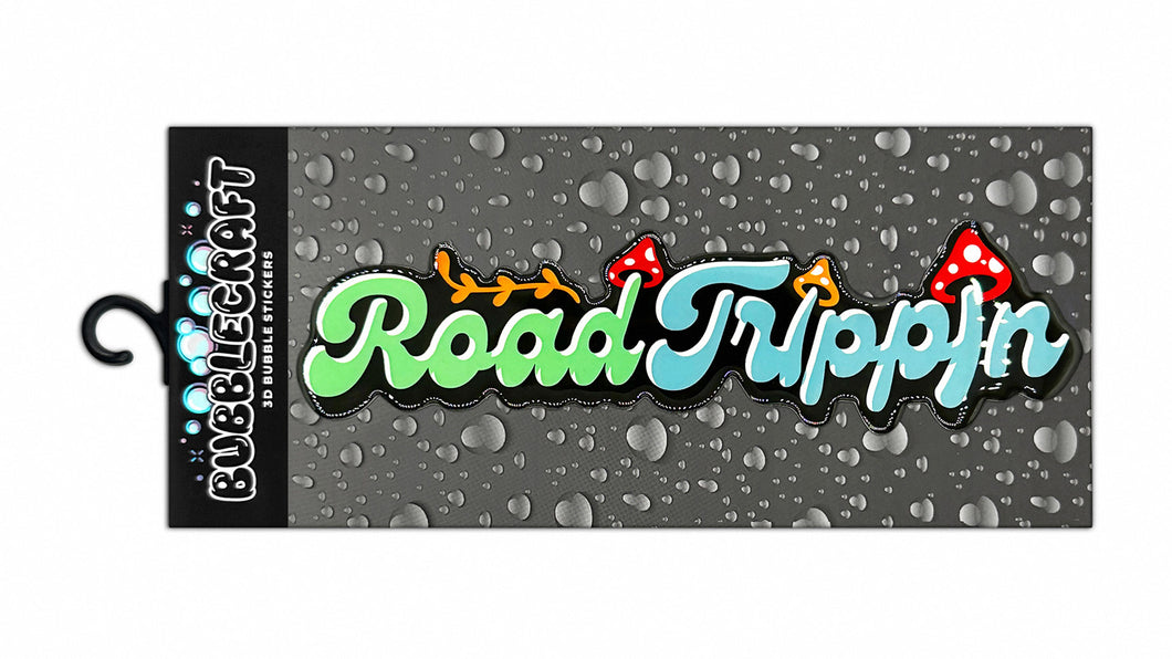 Road Trippin 3D Bubble Sticker