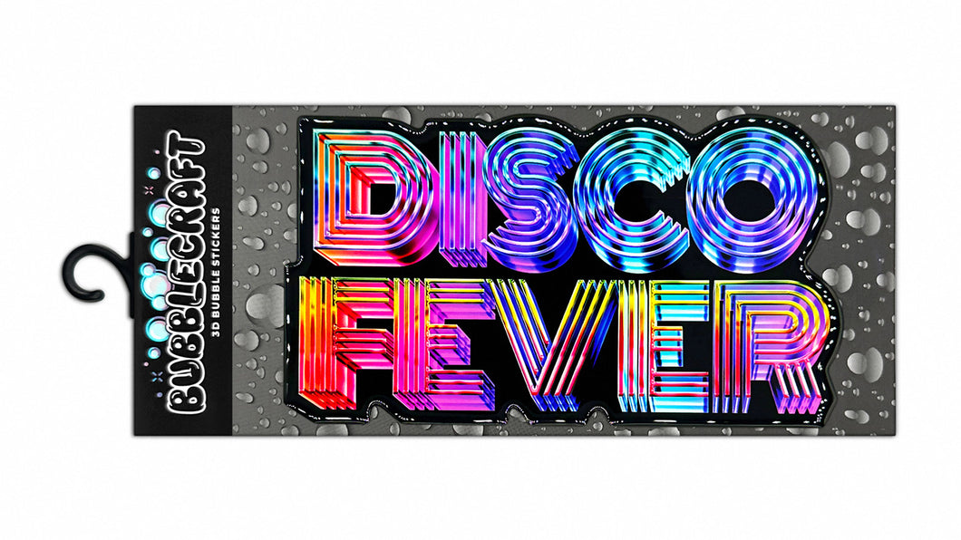 Disco Fever 3D Bubble Sticker