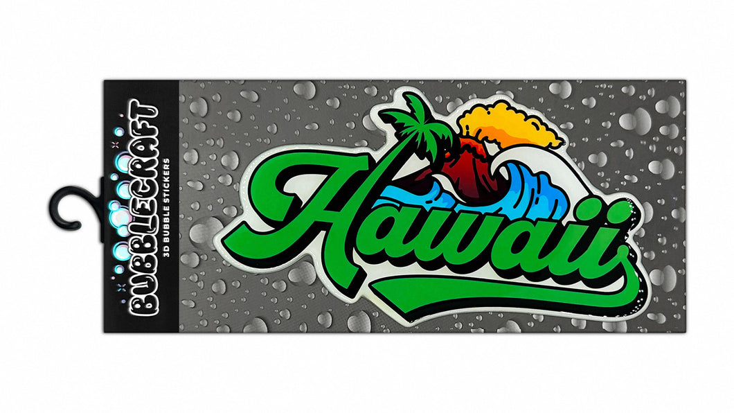 Hawaii 3D Bubble Sticker